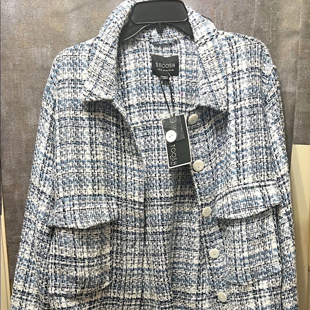Stoosh Black and White Tweed Jacket